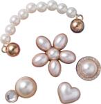 JIBBITZ Dainty Pearl Jewelry - 5 Ks (10013133)