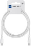 Blue Star USB-C - USB-C töltő- és adatkábel 60W 3A 1m - fehér (5903396364419)