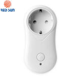 RedSun Priza inteligenta RedSun EU RS-J6 cu port USB, compatibil Alexa si Google Home, Control de pe telefonul mobil