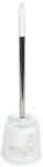 Bewello WC kefe + tartó - pillangós - 49 x 13 x 13 cm - fehér (BW3033) - hejovill