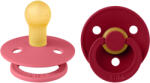 BIBS Colour cumik természetes kaucsukból 2db - 1-es méret Változat: Coral / Ruby