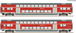 Roco 6200249 Emeletes személykocsi készlet, REGIO-festés, DB AG VI (9005033391171)