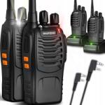 Retoo Baofeng Walkie Talkie 2db-os, 16 előreprogramozott PMR, 1500 mAh, RT (E260)
