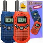 Retoo Boafeng Walkie Talkie 2db-os, 22 csatornás 3 km hatótávval, hangvezérléssel, CTCSS és CDCSS, 1500 mAh, RT (DR291)