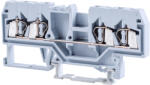 Tracon Fázisvezető ipari sorozatkapocs, rugós, sínre, szürke 800V 20A 0.08-2.5 mm2 4P (TSKC2-5-4)