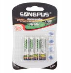 VG 4 db 2700 mAh AAA újratölthető elem (02005)