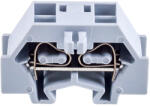 Tracon Mini rugós ipari sorozatkapocs, csavarral rögzíthető, szürke 400V 18A 0.08-1.5 mm2 2P (TSKD1-5)