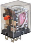 Tracon Miniatűr teljesítmény relé 24V DC / 2×CO (10A, 230V AC / 28V DC) (RL08-24DC)