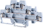 Tracon Emeletes ipari sorozatkapocs, rugós, sínre, szürke 500V 20A 0.08-2.5 mm2 6P (TSKC2-5EE)