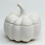  Cukorkatartó tök porcelán 13x14x13 cm fehér (C52-21Q957-1DJ)