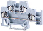 Tracon Emeletes ipari sorozatkapocs, rugós, sínre, szürke 500V 20A 0.08-2.5 mm2 4P (TSKC2-5E)