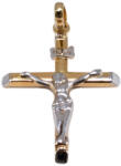 Ékszershop Bicolor arany feszület medál (1346689)