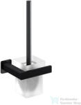 Omnires NELSON fali WC kefe, matt fekete NL80620BL (NL80620BL)