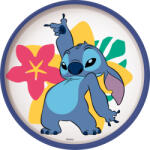 Disney Lilo és Stitch, A csillagkutya Disney Lilo és Stitch Palms csúszásmentes micro lapostányér (85SSS75092)