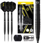 Harrows DART SZETT STEEL HARROWS NX90 Quick Point BLACK EDITION 25G, 90% WOLFRAM gravírozott