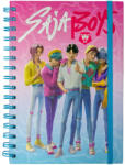 K-pop Démonvadászok Saja Boys spirál notesz, vonalas füzet A5