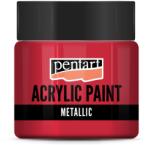 Pentart Metál akrilfesték 50 ml piros
