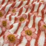  Kabát anyag TEDDY JACQUARD Pretty mix design D
