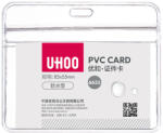 UHOO Suport ecuson orizontal, 85x55 mm, cu fermoar UHOO 6655
