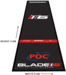 Winmau PRO ZONE PRECISION BLADE 6 puha darts szőnyeg, integrált dobóléccel 60cm széles