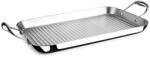 ibili Tava grill Triply Natural Ibili, otel inoxidabil, 38 x 25 x 3 cm, argintiu (IB-654338)