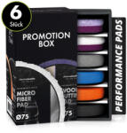 chemicalworkz Performance Pads Box - set de paduri de polish 75 mm, 6 buc (CW-PPS75)