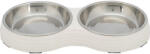 TRIXIE Bowl Set Stainless Steel | Rozsdamentes tál - 2 x 0, 2 L