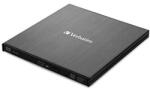 Verbatim External slimline, Blu-ray burner (black, USB 3.1 Gen 1 (type-C)) (43889)