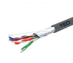 Ted Electric Cablu FTP cat. 5e cupru integral 0, 52 24AWG FLUKE PASS rola 305ml TED Wire Expert TED002396 BBB (A0115387) - vexio