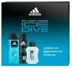Adidas Ice Dive Gift set Aftershave 100 ml, shower gel 250 ml and deodorant 150 ml (3616307216036)