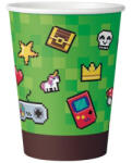  Játék Game On Green papír pohár 6 db-os 200 ml (MLG140248) - aprotalpak