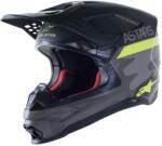 Alpinestars SUPERTECH S-M10 AMS limitált kiadás bukósisak, szürke/fehér/sárga/fekete, XL (M140-1593-XL)