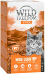 Wild Freedom 6x85g Wild Freedom Kitten Wide Country borjú & csirke tálcás nedves macskatáp