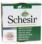Schesir konz. Compl. Nutrit. tonhal/csirke zselében 85g