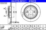 ATE Disc frana ATE 24.0110-0412.1 (24.0110-0412.1) - turbochic