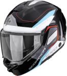 Scorpion Cască de motocicletă Scorpion EXO-TECH II Passager, flip-up, negru-alb-albastru (SCRP180-568-116)