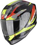 Scorpion Cască de motocicletă Scorpion EXO-JNR Air Tako pentru copii, negru-galben fluo-roșu (SCRP120-580-423)