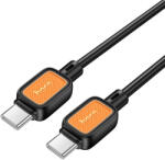 hoco. USB-C - USB-C töltő- és adatkábel PD 60W 1m - fekete (6942007632256)