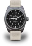 Formex AirField Automatic Jet Black Sand Nylon-Velcro 0661.1. 6526.899 + 5 ani garanție și cadou GRATUIT Ceas
