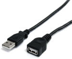 StarTech 10ft Black Usb 2.0 Extension Cable A To A - M/f (usbextaa10bk)
