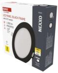 EMOS NEXXO LED süllyesztett lámpa, kerek, fekete, 12W, CCT