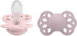BIBS Infinity szimmetrikus szilikon cumi 2db - 2-es méret Változat: Blossom / Dusky Lilac