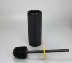 SAPHO Noir álló WC kefe tartó, fekete N6035 (N6035)