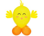 Állatos Cute Animal Chicken, Csirke léggömb, lufi szett (MLG190625)