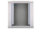 Extralink Cabinet rack 12u Extralink, 600x600, gri, montabil pe perete cu usa de sticla