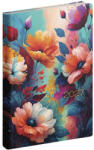 REALSYSTEM Zsebnaptár REALSYSTEM Fiestina B/6 álló fehér lapos Floral 2027 (5411-62) - papir-bolt