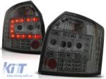 KITT Specials LED DRL fényszórók nappali menetfénnyel Audi A4 B8 8K (2009-10.2011) típushoz fekete (HLAUA4B8L)