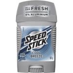 Mennen Speed Antiperspirant Stick, Mennen Speed Stick, 50 g, Cool Breeze (60747)