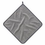Flippy Prosop Auto din Microfibra Rasucita, Flippy, 600 GSM, Super Absorbant, Moale si Reutilizabil, pentru Uscare si Curatare Auto, 60 x 90 cm, Gri Deschis (167837)