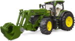 BRUDER John Deere 7R 350 with front loader, model vehicle (green) (03151) Figurina